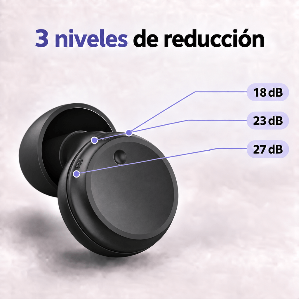 Niveles de regulación 18db, 23db y 27db